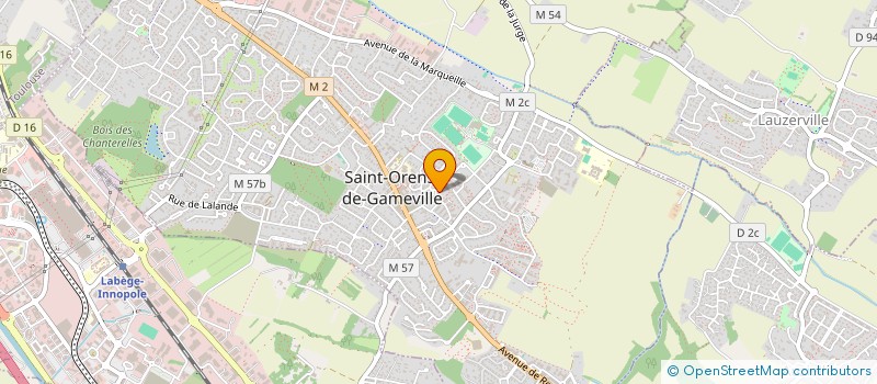 localisation de l'entreprise MADAME OLIVIA SANCHEZ  SAINT-ORENS-DE-GAMEVILLE