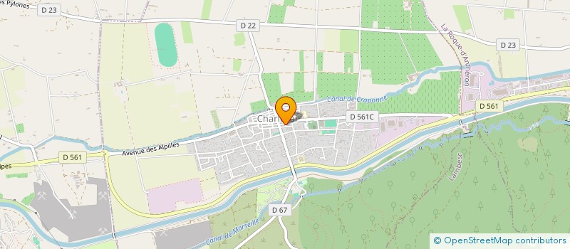 localisation de l'entreprise MADAME OLIVIA SANTARELLI  CHARLEVAL