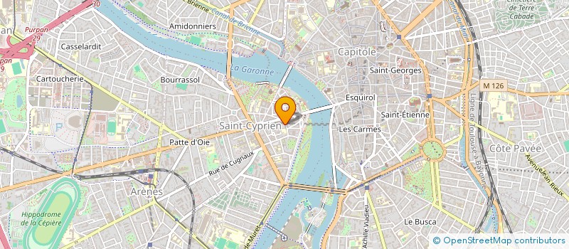 localisation de l'entreprise MADAME OLIVIA SARTOR  TOULOUSE