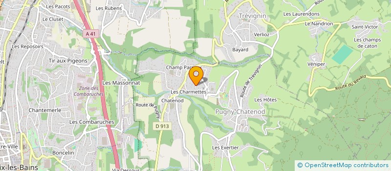 localisation de l'entreprise MADAME OLIVIA SAULNIER à PUGNY-CHATENOD