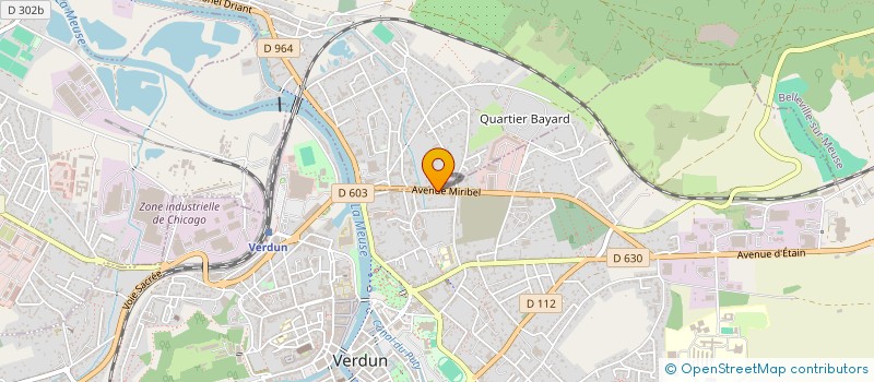 localisation de l'entreprise MADAME OLIVIA SMITH à VERDUN