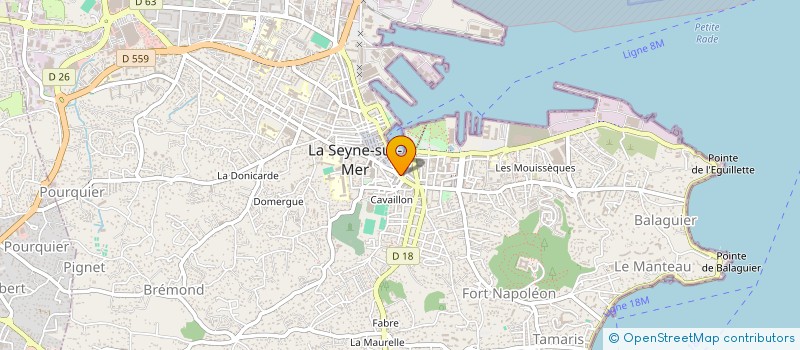 localisation de l'entreprise MADAME OLIVIA SOLER à LA SEYNE SUR MER