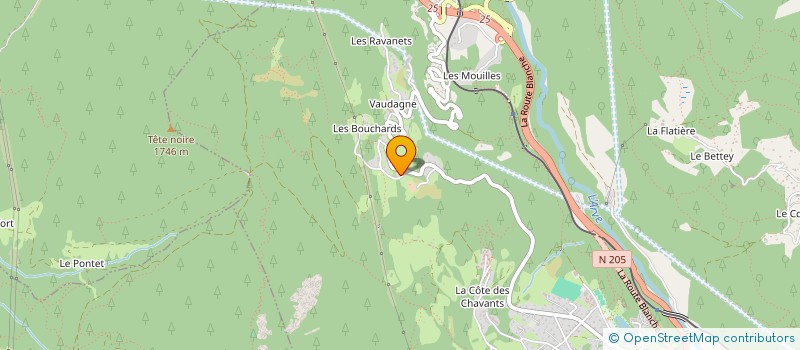 localisation de l'entreprise MADAME OLIVIA STEVENS  LES HOUCHES