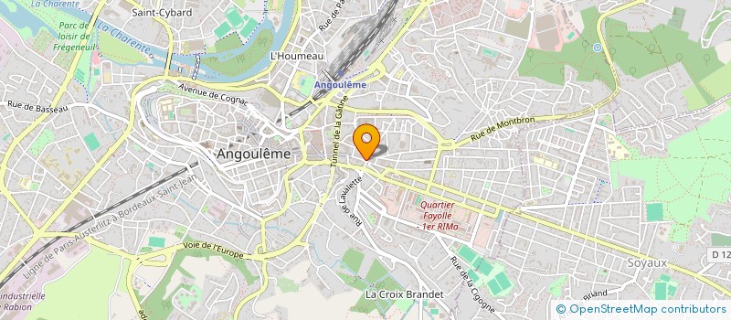 localisation de l'entreprise MADAME OLIVIA TERRASSON à ANGOULEME