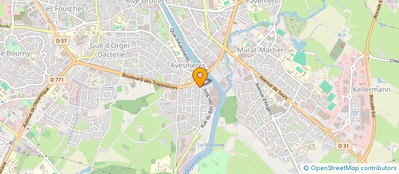 localisation de l'entreprise MADAME OLIVIA THOMAS  LAVAL