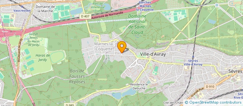 localisation de l'entreprise MADAME OLIVIA TRAVERS  VILLE-D'AVRAY