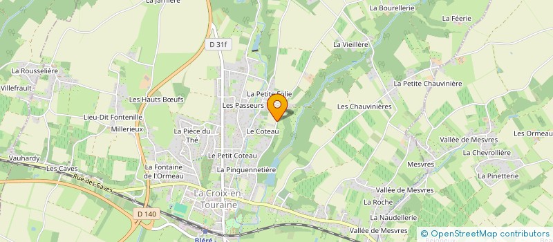 localisation de l'entreprise MADAME OLIVIA VALERY  LA CROIX-EN-TOURAINE