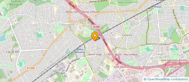 localisation de l'entreprise MADAME OLIVIA VALETTE  PESSAC