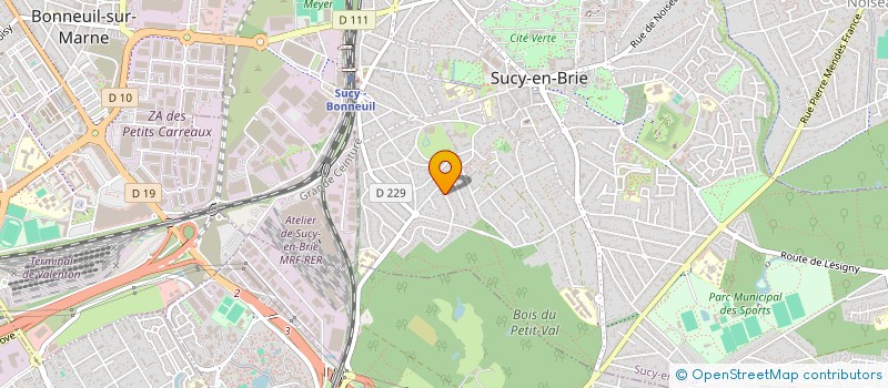 localisation de l'entreprise MADAME OLIVIA VALLET  SUCY-EN-BRIE