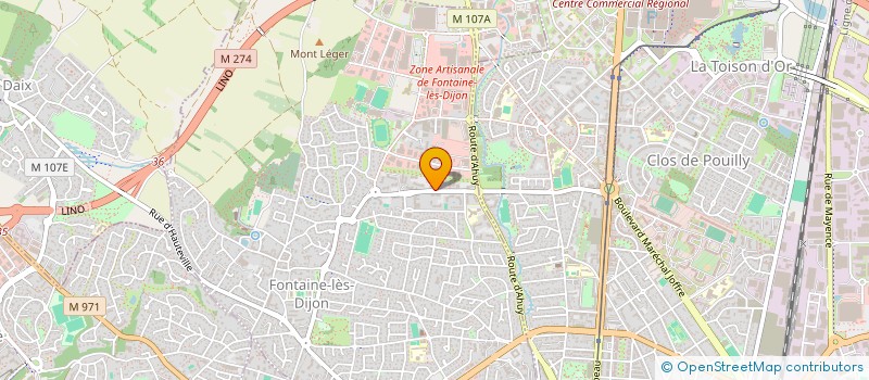 localisation de l'entreprise MADAME OLIVIA VANNIER  FONTAINE-LES-DIJON