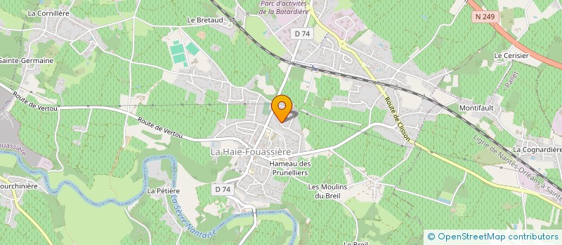 localisation de l'entreprise MADAME OLIVIA VARGANYI  LA HAIE-FOUASSIERE