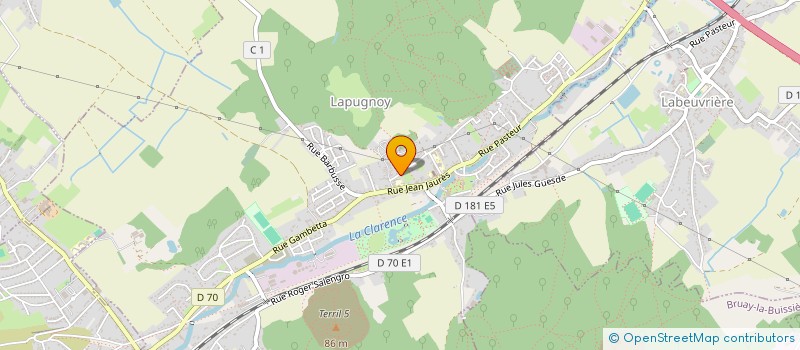 localisation de l'entreprise MADAME OLIVIA VASSE  LAPUGNOY