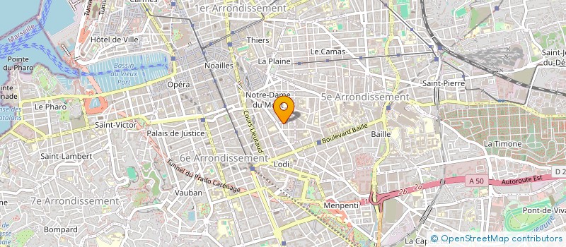localisation de l'entreprise MADAME OLIVIA VINCENT  MARSEILLE