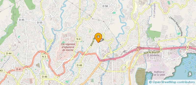 localisation de l'entreprise MADAME OLIVIA WELTER  FORT-DE-FRANCE