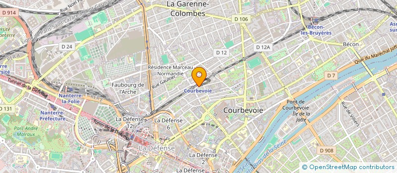 localisation de l'entreprise MADAME OLIVIA WONG à COURBEVOIE