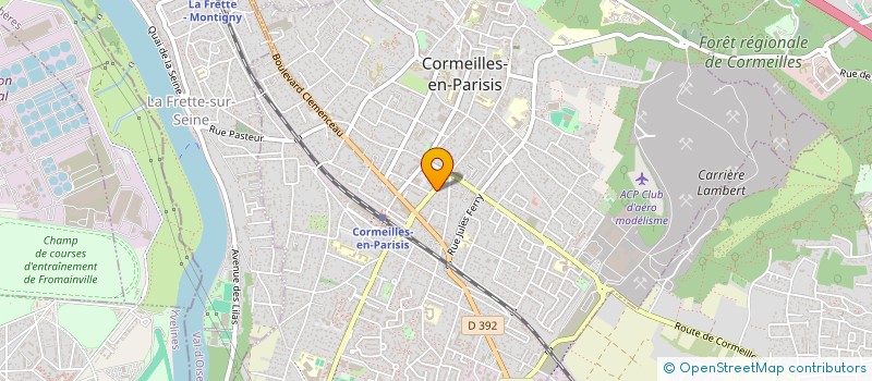 localisation de l'entreprise MADAME OLIVIALOU LECLERCQ  CORMEILLES-EN-PARISIS