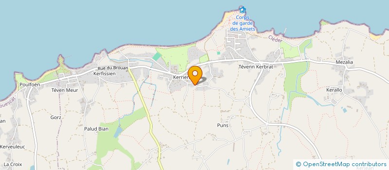 localisation de l'entreprise MADAME OLIVIER GONCALVES MARTINS à CLEDER