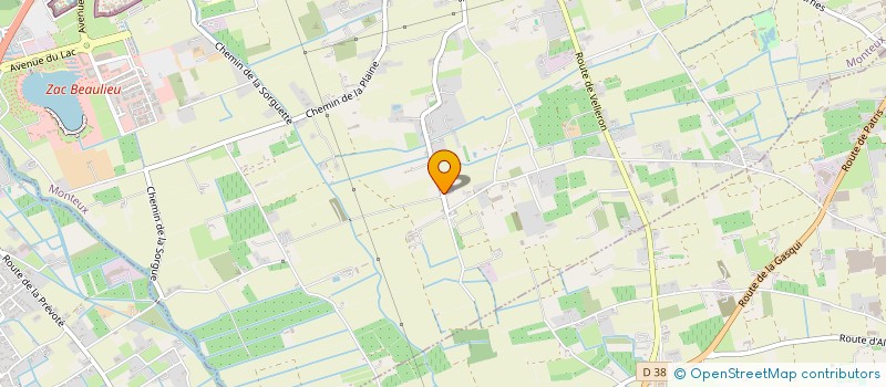 localisation de l'entreprise MADAME OLIVIER HARMAND  MONTEUX