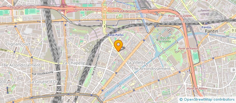 localisation de l'entreprise MADAME OLIVIER OLAFA  PARIS