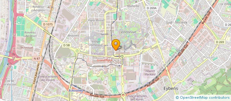 localisation de l'entreprise MADAME OLUBUSAYO FUNMILOLA SEMIRE  GRENOBLE