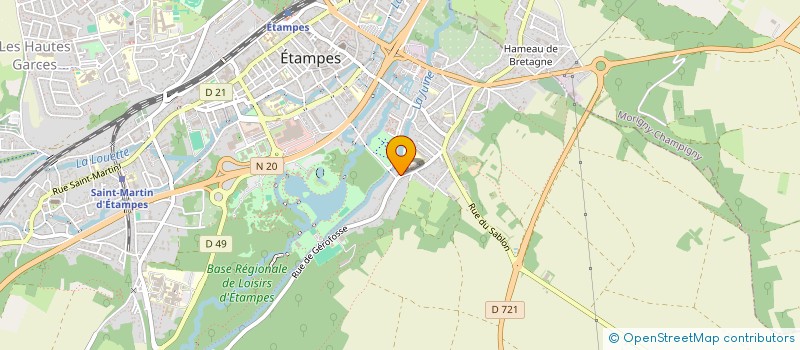 localisation de l'entreprise MADAME OLUWANIKE BAMIGBOLA  ETAMPES