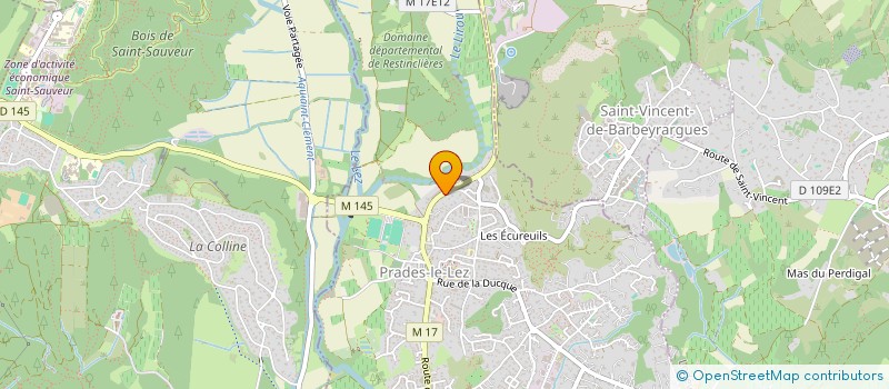 localisation de l'entreprise MADAME OLUWATOFUNMI ELEMIDE  PRADES-LE-LEZ