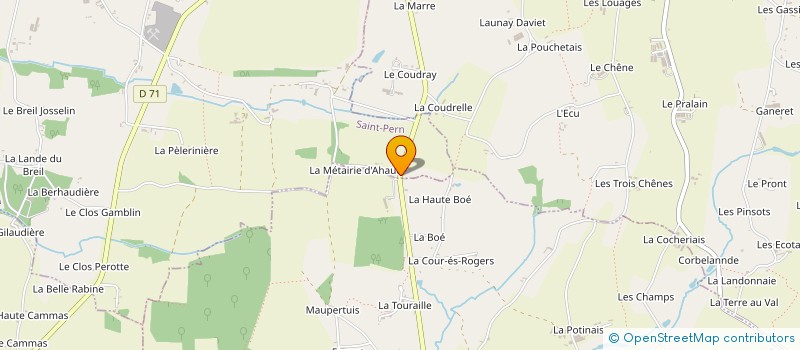 localisation de l'entreprise MADAME OLYMPE ANDRE  SAINT-PERN