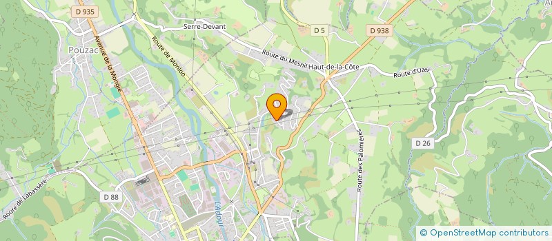 localisation de l'entreprise MADAME OLYMPE BOURRAND  BAGNERES-DE-BIGORRE