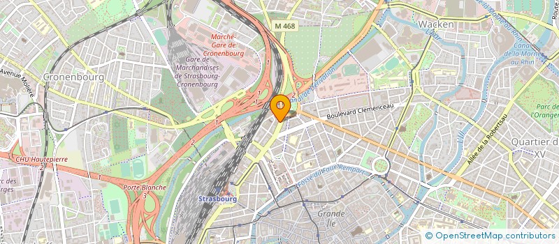localisation de l'entreprise MADAME OLYMPE DURRENBERGER à STRASBOURG