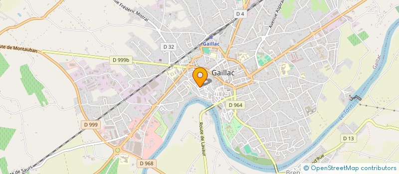 localisation de l'entreprise MADAME OLYMPE GOMEZ  GAILLAC