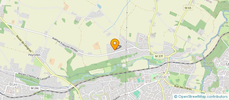 localisation de l'entreprise MADAME OLYMPE ULIAN  PIBRAC