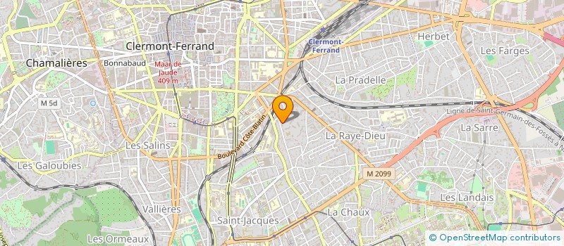 localisation de l'entreprise MADAME OLYVIA CANEVARI  CLERMONT-FERRAND