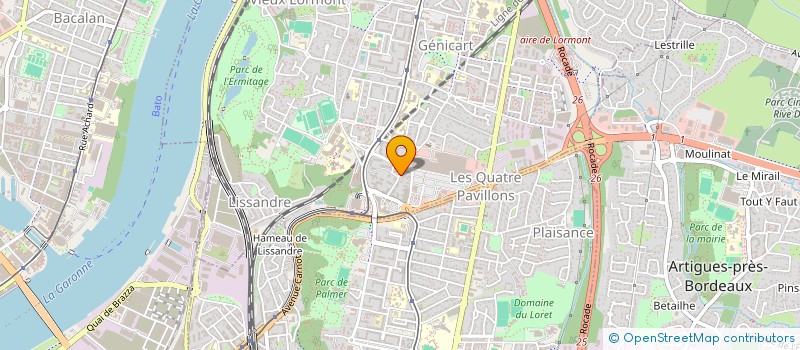 localisation de l'entreprise MADAME OMAIMA JAAOUANI à LORMONT