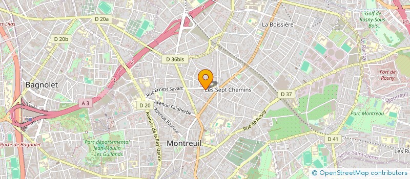 localisation de l'entreprise MADAME OMAIMA LAADIOUI à MONTREUIL
