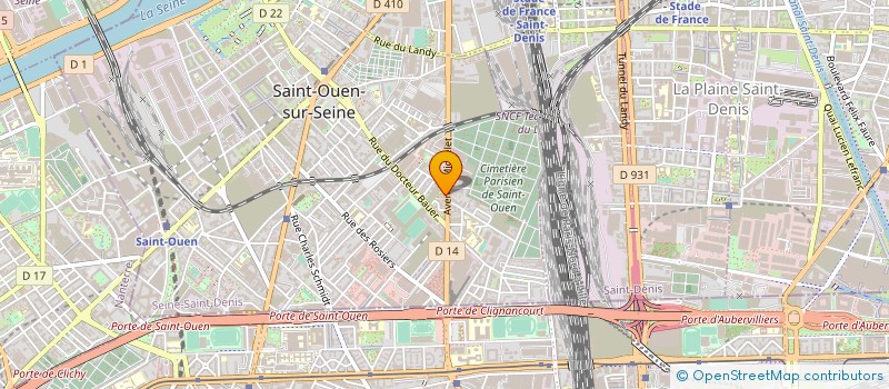 localisation de l'entreprise MADAME OMAR SEMMACHE à SAINT-OUEN-SUR-SEINE