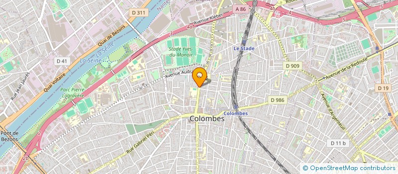 localisation de l'entreprise MADAME OMAYMA AMIRAT à COLOMBES