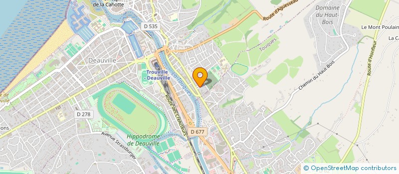 localisation de l'entreprise MADAME OMAYMA BELMADANI  TROUVILLE-SUR-MER