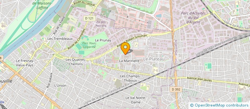 localisation de l'entreprise MADAME OMAYMA MONTASSIR  SARTROUVILLE