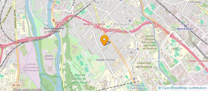 localisation de l'entreprise MADAME OMAYMA MOUJOUD  TOULOUSE