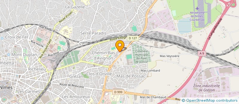 localisation de l'entreprise MADAME OMAYMA MOUSSAOUI  NIMES