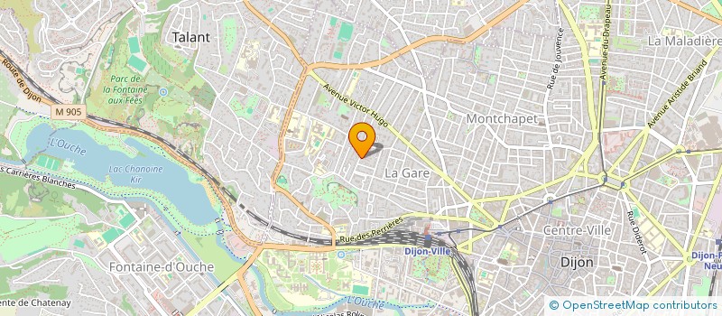 localisation de l'entreprise MADAME OMBELINE BETTINGER  DIJON