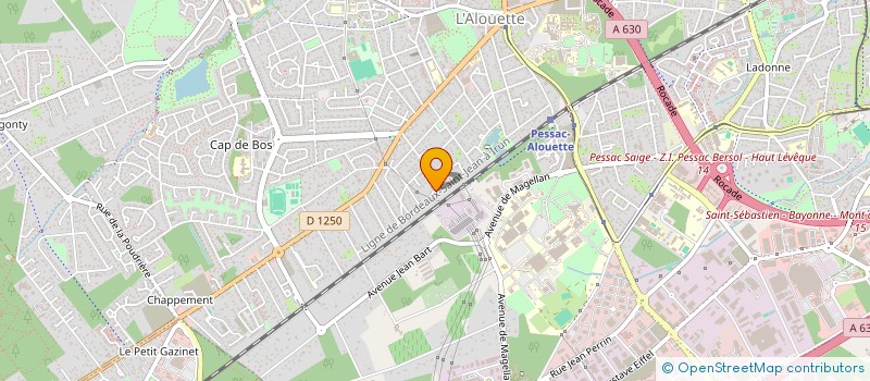 localisation de l'entreprise MADAME OMBELINE COURCELLE LABROUSSE à PESSAC