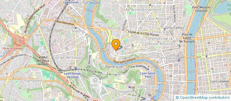 localisation de l'entreprise MADAME OMBELINE D'AMARZIT à LYON