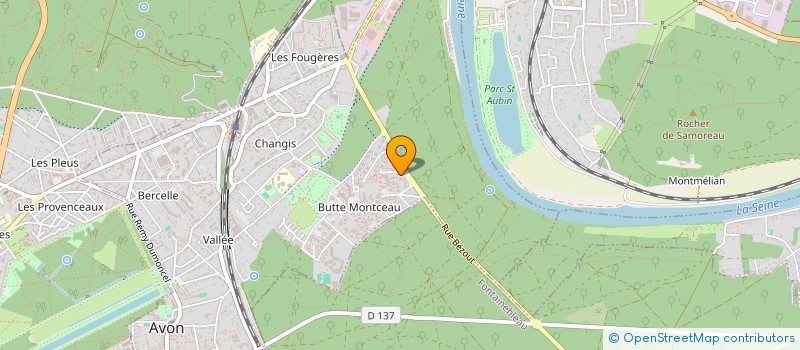 localisation de l'entreprise MADAME OMBELINE DE JUNNEMANN  AVON