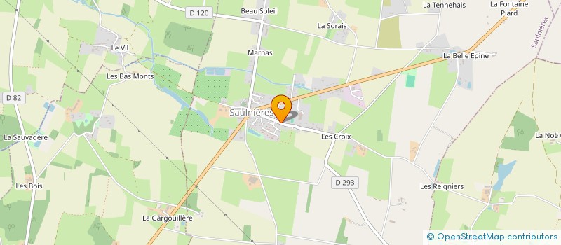 localisation de l'entreprise MADAME OMBELINE DELCOURT  SAULNIERES