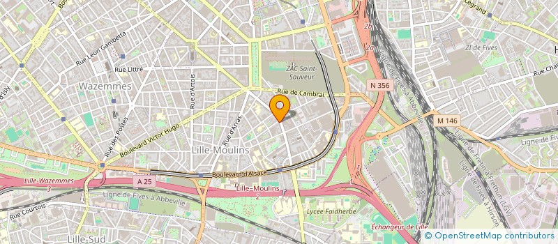 localisation de l'entreprise MADAME OMBELINE DUCATILLION à LILLE