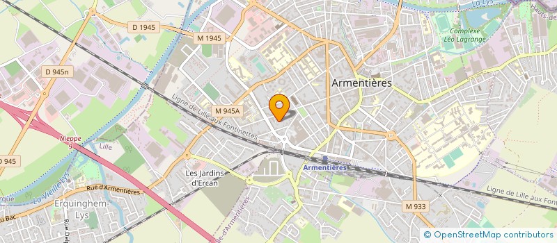 localisation de l'entreprise MADAME OMBELINE GILLE à ARMENTIERES