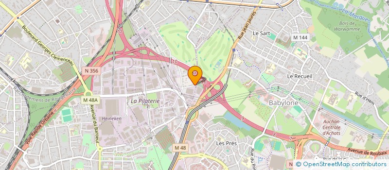 localisation de l'entreprise MADAME OMBELINE NIEUWJAER  WASQUEHAL