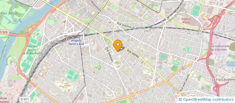 localisation de l'entreprise MADAME OMBELINE PEIGNE à ANGERS