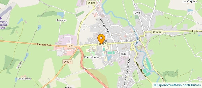 localisation de l'entreprise MADAME OMBELINE PISANO  LAPALISSE